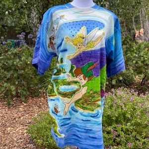 Disney Peter Pan/Tinkerbell/Neverland Vintage JouJou sequined Tunic/T-Shirt